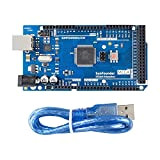 Candeon Carte MEGA-ADK-R3 Module de carte de développement ATmega 2560 avec câble USB Convertisseur USB-série pour Arduinos