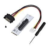 Carte Adaptateur M.2 vers PCI-E, NGFF M.2 Key M vers PCI-E 4X Riser Card, 2260/2280 Type M.2 SSD Module Slot ...
