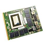 Carte graphique NVIDIA GeForce GTX 580M GDDR5 2 Go pour ordinateur portable de gaming Alienware M15X R1 R2 M17X R1 ...