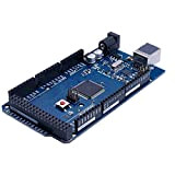 Carte MEGA R3 avec câble USB, carte microcontrôleur KYYKA Mega R3 compatible avec les projets Arduino IDE RoHS (bleu)