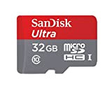 Carte Mémoire microSDHC SanDisk Ultra 32GB avec Vitesse de Lecture Allant jusqu'à 80MB/S, Classe 10 FFP