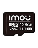 Carte Micro SD 128 Go imou Carte Mémoire SDXC, Vitesse Full HD, Jusqu'à 95/25 Mo/s, UHS-I, Adaptateur SD pour Smartphone, ...