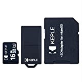 Carte Micro SD 16Go 16GB MicroSD Compatible avec Kidizoom Camera Pix, Duo, Selfie Cam, Action, Fun, Camera Connect, Twist Plus, ...