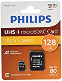Carte Philips Micro SDXC 128 Go Classe 10 INCL. Adaptateur UHS-1 U1