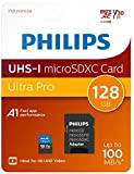Carte Philips Micro SDXC 128 Go Classe 10 UHS-I U3 INCL. Adaptateur