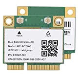 Carte Réseau PCIe, Carte WiFi à Double Bande de Fréquence 2.4G (5G), Adaptateur Réseau sans Fil Bluetooth 4.2 Universel, pour ...