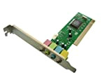 Carte SON 4.1 sur port PCI - 4 Canaux - Hauts Parleurs Avants Arrières Micro - Chipset CMI8738