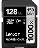 Carte UHS-II Lexar Professional 1000x SDXC 128GB [Emballage écologique]