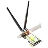 Carte WiFi, Ziyituod AC1200A Double Bande (2,4 GHz / 5GHz) Carte Réseau WiFi sans Fil Adaptateur WLAN Adaptateur WiFi Gigabit ...