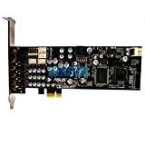 Cartes Son internes Fit for ASUS Xonar DX Carte Son 7.1 intégrée PCI-E Demi-Haute DTS Dolby Surround HiFi Carte Son