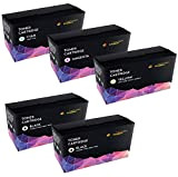 Cartridges Kingdom Pack de 5 Cartouches de Toner compatibles pour Xerox Phaser 6000, 6010, 6010V, 6010V N, 6010N, WorkCentre 6015, ...
