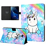 CasaFuny Coque pour Samsung Galaxy Tab A6 10.1" Folio Case Cover Tablette Housse avec Fonction Auto Réveil/Sommeil PU Cuir Étui ...