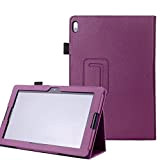Case pour Lenovo IdeaPad A10-70 10.1 Pouce Smart Cover Slim Sacoche Stand Flip A7600-H F L (Violet) NEUF