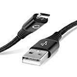 CELLONIC® Câble Micro USB vers USB A 2.0 2.4A 1m Compatible avec BMW Navigator 6 Navigation GPS Transfert données Data Charge Nylon ...
