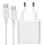 Chargeur 45W Compatible avec Samsung S22, S22+, S22 Ultra, S21 Ultra, Note 10+, Tab S7 Ultra, Tab S8 Ultra, Z ...