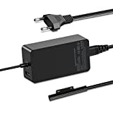 Chargeur 65W 15V 4A pour Microsoft Surface Pro 3/4/5/6 Ordinateur Portable/Tablette Surface Pro Surface Go et Surface Book 2 Chargeur ...