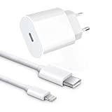 Chargeur iPhone 13 Rapide 20W USB C - Certifié Apple MFi avec Câble 2 m USB C vers Lightning Chargeur ...