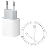 Chargeur Rapide iPhone USB C - Apple Certifié MFi - PD 20W Chargeur Rapide et 2 Mètre Lightning Cable pour ...
