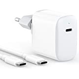 Chargeur Rapide USB C 20W pour iPad Pro 12,9/11 Pouces, iPad Air 5e/4e, iPad Mini 6 2021, Google Pixel 6/6 ...