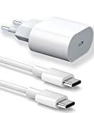 Chargeur Rapide USB C pour iPad Pro, 20W Chargeur USB C PD 3.0 Adaptateur Secteur avec 2M Câble USB C ...