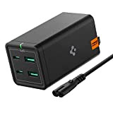 Chargeur USB C, Spigen 120W [GaN Fast] 4-Port USB C Charging Station, 100W Via USB-C PD Type C Charge Rapide ...