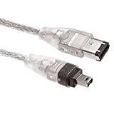 Chenyang Câble adaptateur CY 6 broches 1394 vers Firewire 400 IEEE 1394 4 broches mâle iLink pour appareil photo et ...