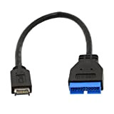 Chenyang USB 3.1 Front Panel Header to USB 3.0 20Pin Header Extension Cable 20cm for ASUS Motherboard