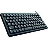CHERRY Compact Keyboard G84-4100, disposition britannique, clavier QWERTY, clavier filaire, design compact, mécanique ML, noir