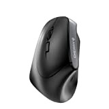 CHERRY MW 4500 LEFT, souris sans fil, souris ergonomique pour gaucher au design à 45°, 6 boutons et molette de ...