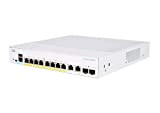 Cisco Commutateur administrable Business CBS350-8FP-E-2G | 8 Ports GE | PoE complète | Alim. externe | Ports combinés 2 x 1G | Garantie Limitée à Vie (CBS350-8FP-E-2G)