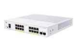 Cisco Commutateur Intelligent Business CBS250-16P-2G | 16 Ports GE | PoE | SFP 2 x 1G | Garantie Limitée à Vie (CBS250-16P-2G)