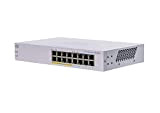 Cisco Commutateur non administrable Business CBS110-16PP-D | 16 Ports GE | PoE partielle | Garantie Limitée à Vie (CBS110-16PP-D)