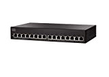 Cisco Commutateur non géré SG110-16 avec 16 Ports Gigabit Ethernet (GbE), protection à vie limitée (SG110-16-EU)