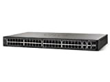 Cisco SG200-50 Smart Switch 48 Ports Gigabit Ethernet 10/100/1000 2 Combo Ports Mini-GBIC