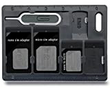 CKANDAY Support de Carte SIM avec épingles d’Ouverture de Plateau, kit d’Outils de Rangement pour Cartes mémoire Micro Nano Micro ...