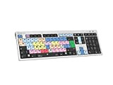 Clavier LogicKeyboard LKB-MCOM4-AJPU-FR Clavier Avid Media Composer (PC/Slim) Noir/Multicolore