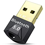 Clé Bluetooth 5.0 pour PC Laptop, Maxuni Adaptateur Dongle Bluetooth Supporte Windows 10/11/8/8.1/7 (Plug & Play pour Windows 10/11/8 ), ...