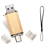 Clé USB 128 Go 2 en 1 USB C Flash Drive 128 Go OTG Type C USB 2.0 Type C ...
