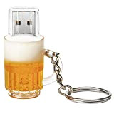 Clé USB 32 Go Forme de Chope à Bière Mignon Mémoire Stick USB 2.0 Flash Drive pour Stockage de Données ...