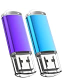 Cle USB 8 Go Lot de 2 Clés USB 2.0 Flash Drive Stockage Disque Mémoire Stick Pendrive avec Cordes ( ...
