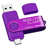 Clé USB Type C 128 Go, BorlterClamp Mémoire Stick Double Connecteur USB C 3.0 U Disque Flash Drive pour Smartphone ...