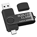 Clé USB Type C 256 Go, BorlterClamp Mémoire Stick Double Connecteur USB C 3.0 U Disque Flash Drive pour Smartphone ...