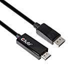 Club 3D Câble DisplayPort 1.4 vers HDMI 2.0b HDR 4K60Hz Adaptateur actif 2 m CAC-1082 Noir