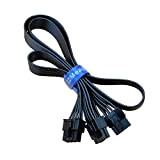 COMeap PCIe 8 Broches Masculin à Double PCIe 2X 8 Broches (6 + 2) Masculin Câble Adaptateur Secteur pour Seasonic ...