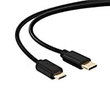 conecto 1,50m câble de connexion USB C vers Micro USB 2.0, contacts plaqués or, câble de données et câble de ...