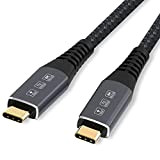 ConnBull Câble pour Thunderbolt 4 1m, Câble USB4 USB C vers USB C Supporte 8K@60Hz, 40 Gbps avec Thunderbolt 3 ...