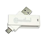 Connectland LECT-MUL-CAR-GC-808-WH-OTG Lecteur Multicartes Externe USB 2.0 256 Go Blanc