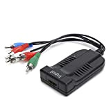 Convertisseur YPBPR vers HDMI, adaptateur audio composante vers HDMI, prise en charge de 720P / 1080P, avec câble de données, ...