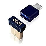 cooidea USB Mouse Jiggler, Mouse Mover indétectable avec Interrupteur Tactile on/Off et Adaptateur USB C. sans Pilote, Plug-and-Play pour Ordinateur ...
