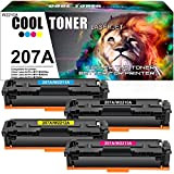 Cool Toner 207A Cartouche de Toner Compatible pour HP 207A 207X Color Laserjet Pro MFP M283fdw M255dw M282nw M283fdn M255nw ...